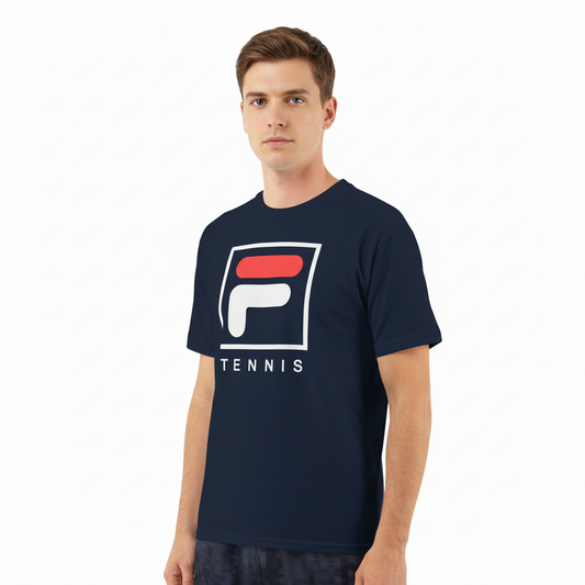 Fila Camiseta Hombre Azul Tennis
