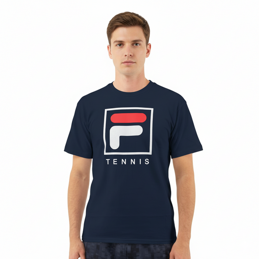 Fila Camiseta Hombre Azul Tennis