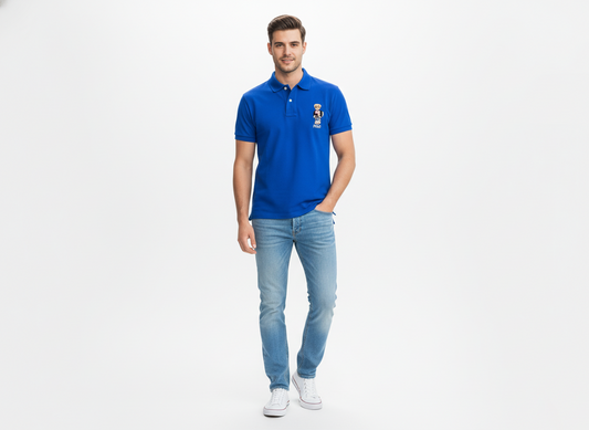 Polo Ralph Lauren Camiseta Hombre Azul Electrico