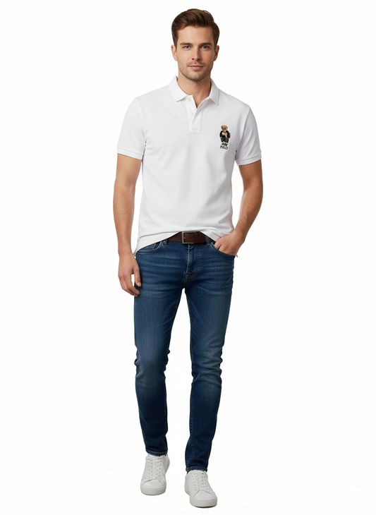 Polo Ralph Lauren Camiseta Hombre Blanco