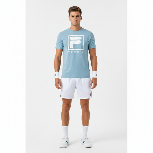 Fila Camiseta Hombre Celeste