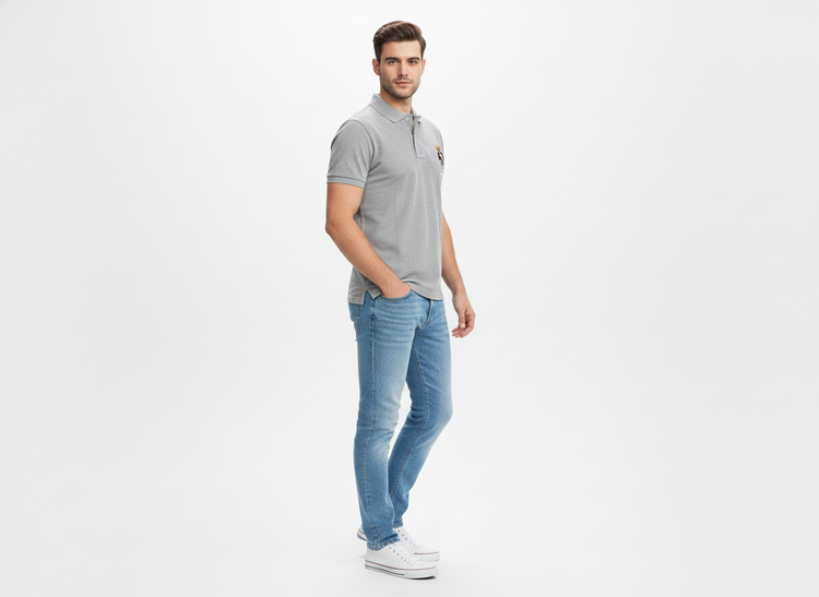 Polo Ralph Lauren Camiseta Hombre Gris