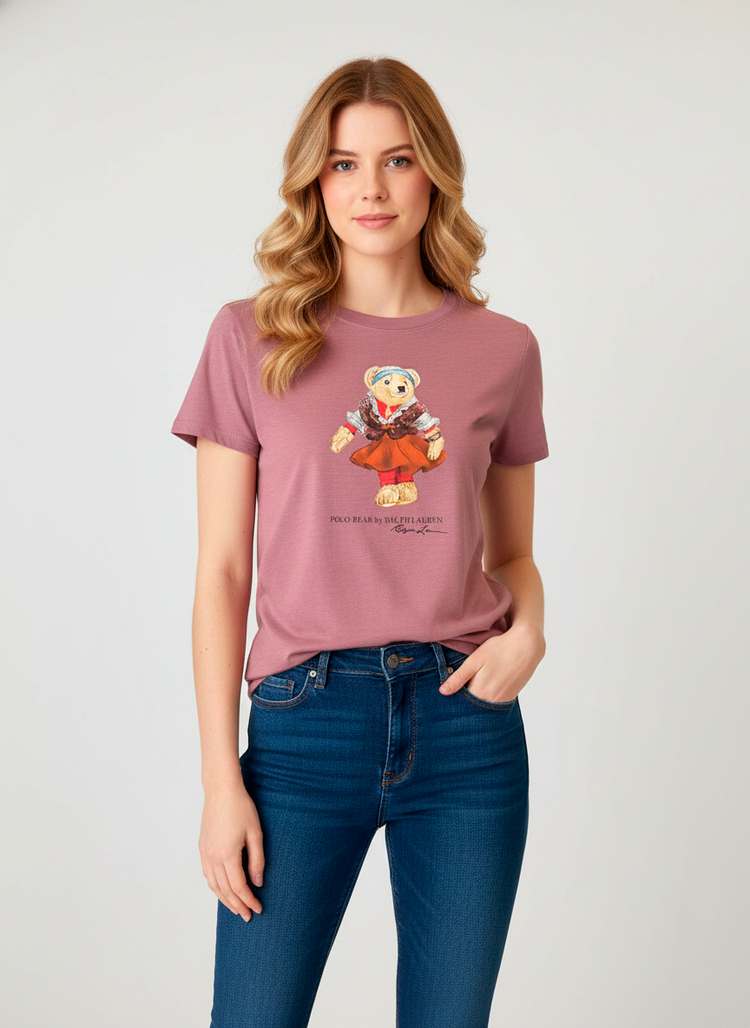 Polo Ralph Lauren Camiseta Mujer Rosa