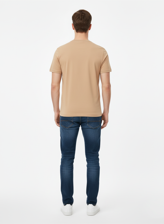 Tommy Hilfiger Camiseta con Logo Beige