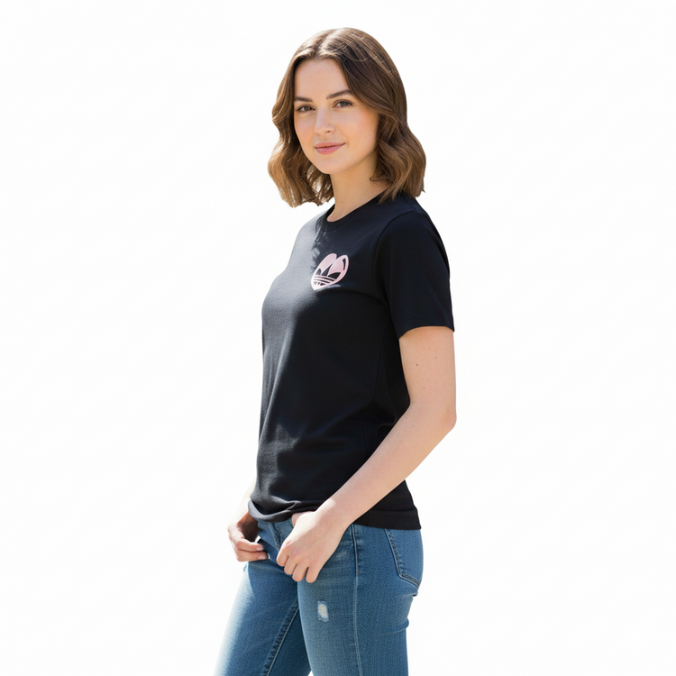 Adidas Camiseta Deportiva Mujer Negro