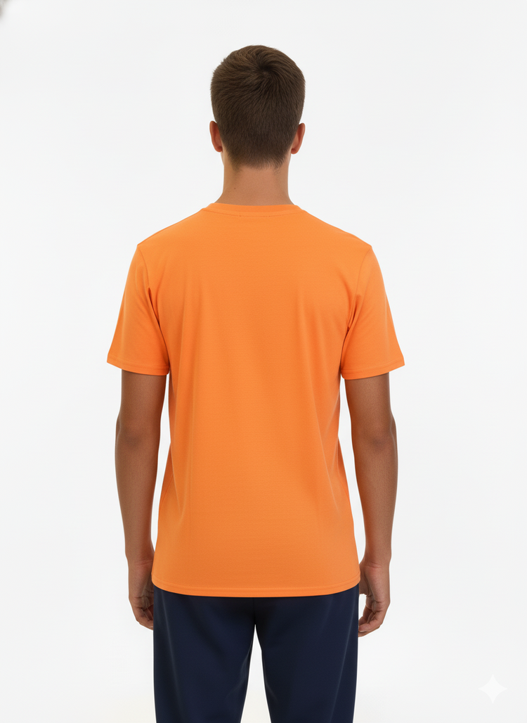Fila Camiseta Hombre Naranja Fosforescente