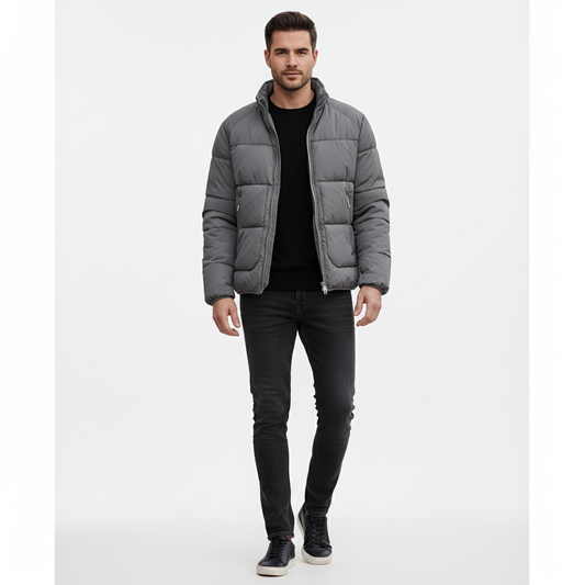 Calvin Klein Chaqueta Puff Gris