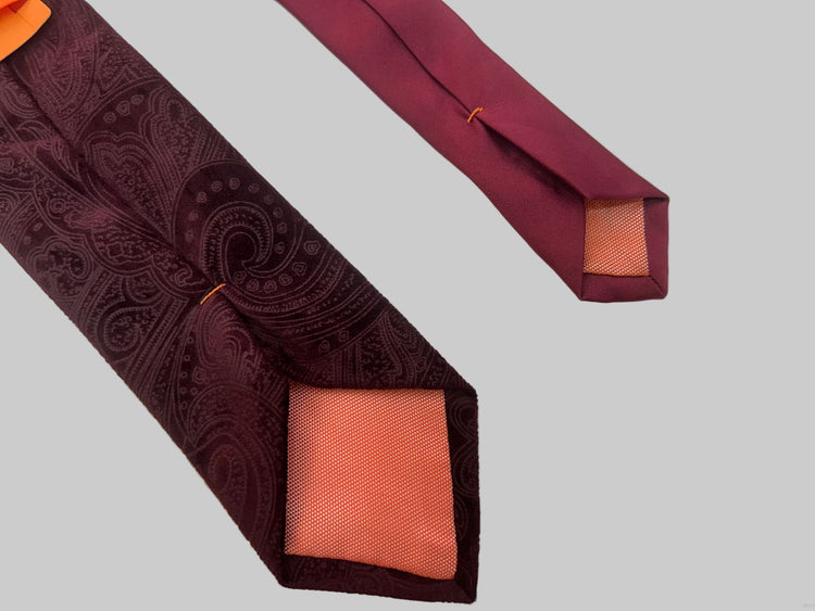 Tommy Hilfiger Corbata Vino Tinto