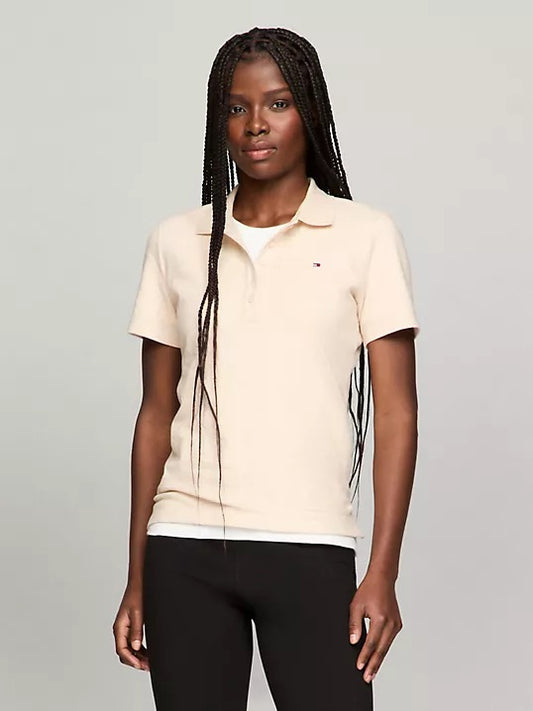 Tommy Hilfiger Polo Mujer Beige