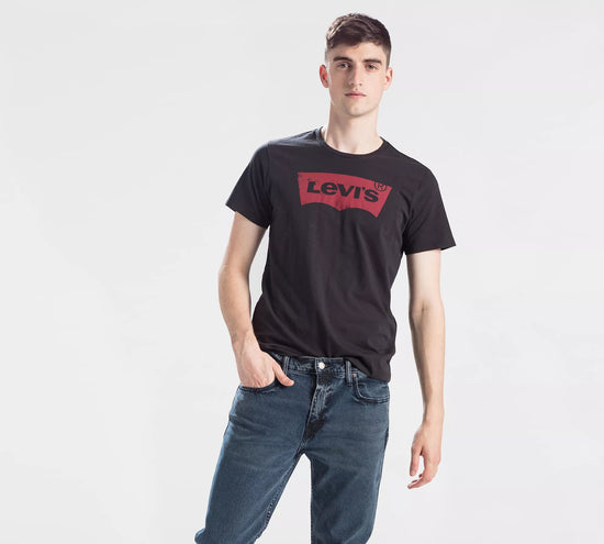 Levi’s Camiseta Hombre Negro Frente