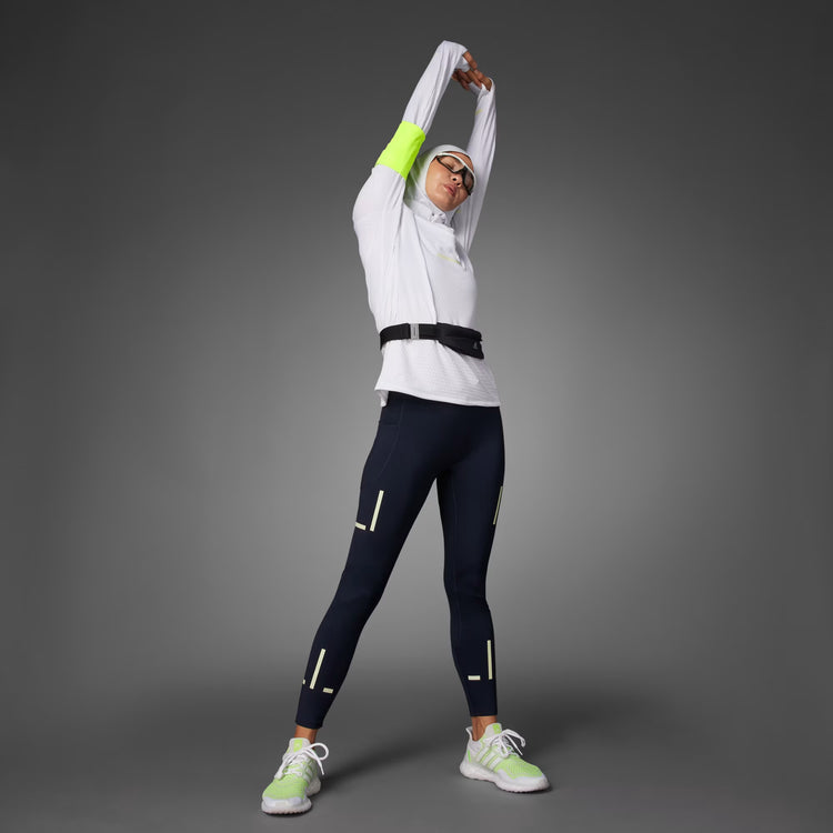 Adidas Licras / Leggins Azul Marino Fast Impact Reflect