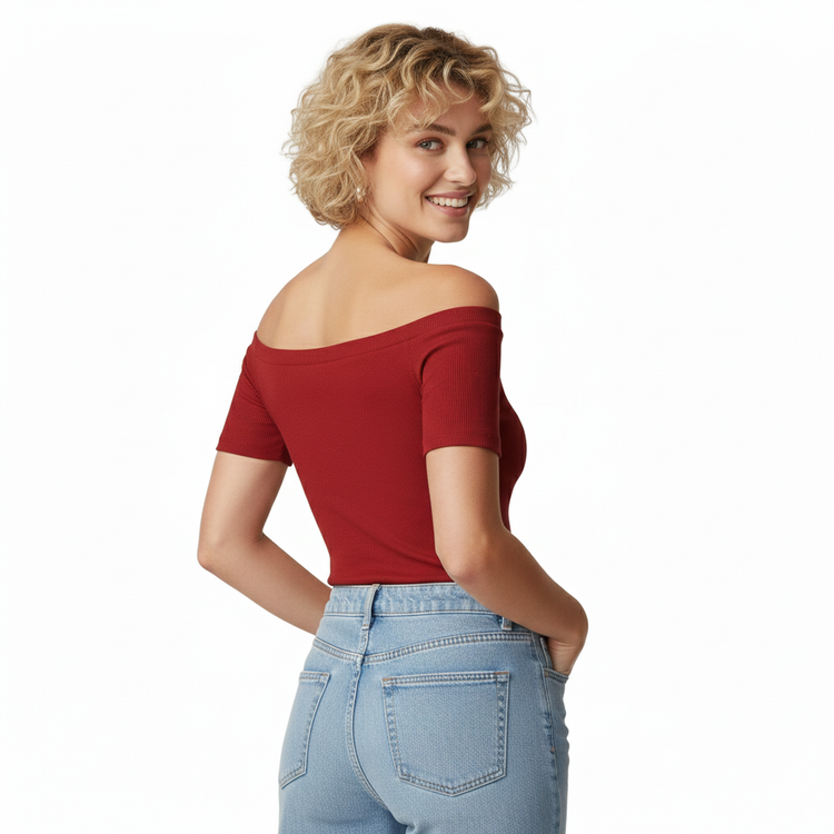 Guess Blusa para Mujer Rojo