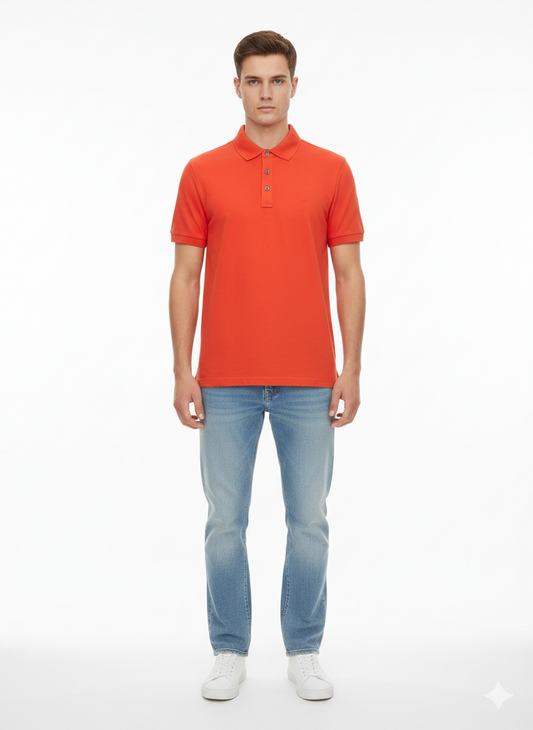 Michael Kors Polo Hombre Naranja