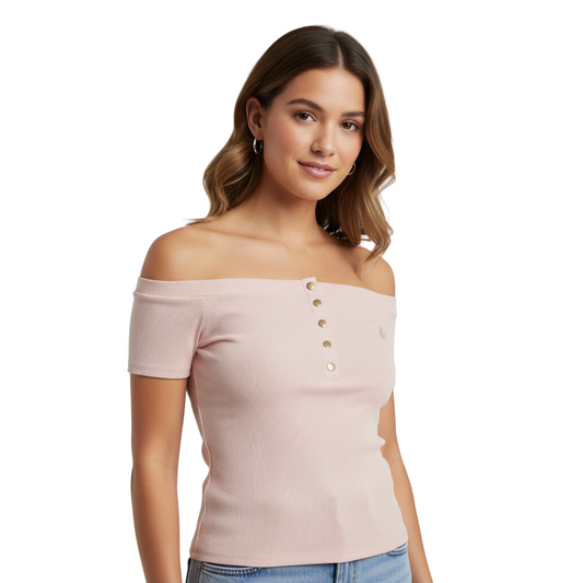 Guess Blusa Mujer Rosa