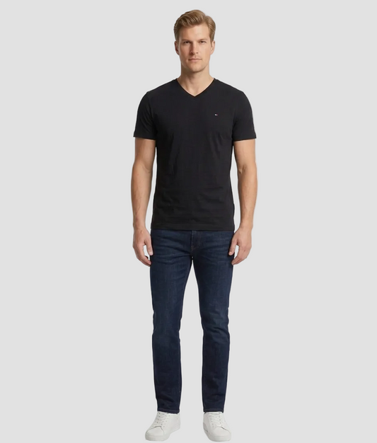 Tommy Hilfiger Camiseta Basica Hombre Negra