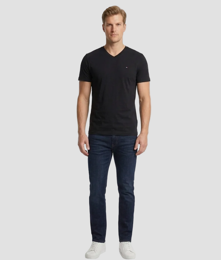 Tommy Hilfiger Camiseta Basica Hombre Negra