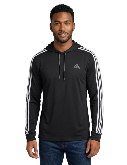 Adidas Hoddie Negro Con Capucha