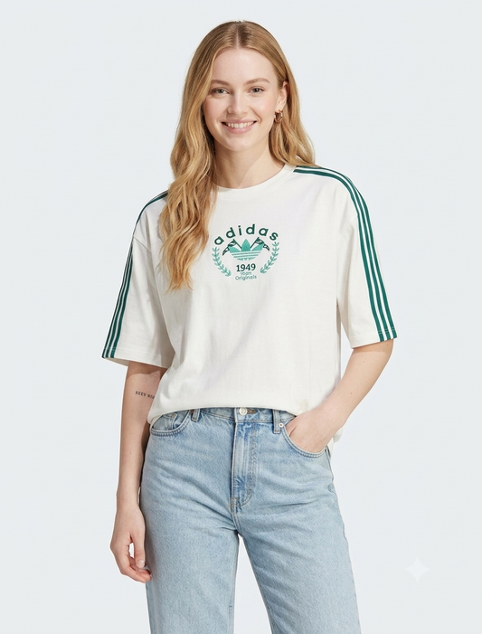 Camiseta Adidas Mujer Blanco-