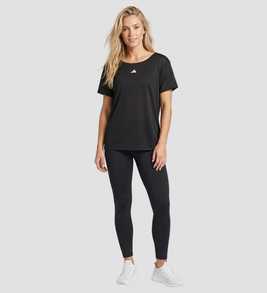 Adidas Camiseta Deportiva Mujer Negro
