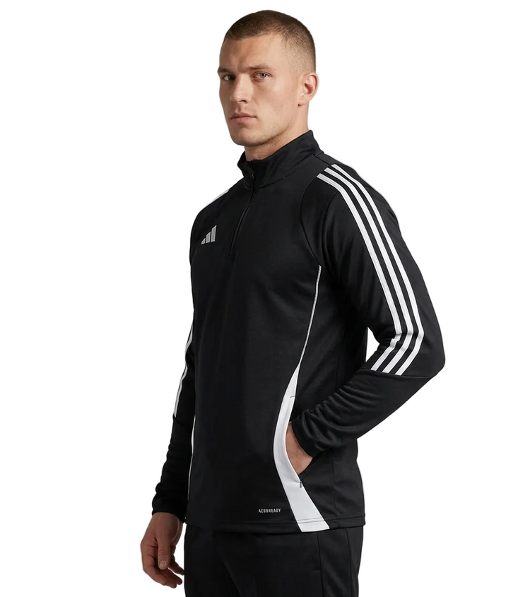 Adidas Chaqueta Negra Con Zip