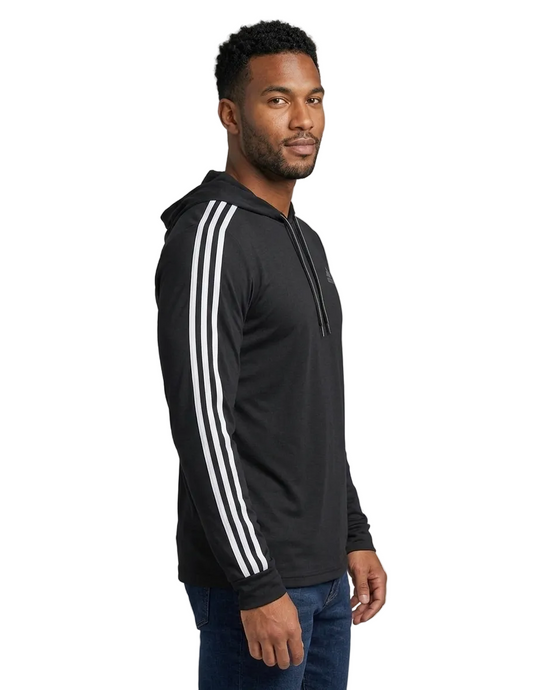 Adidas Hoddie Negro Con Capucha