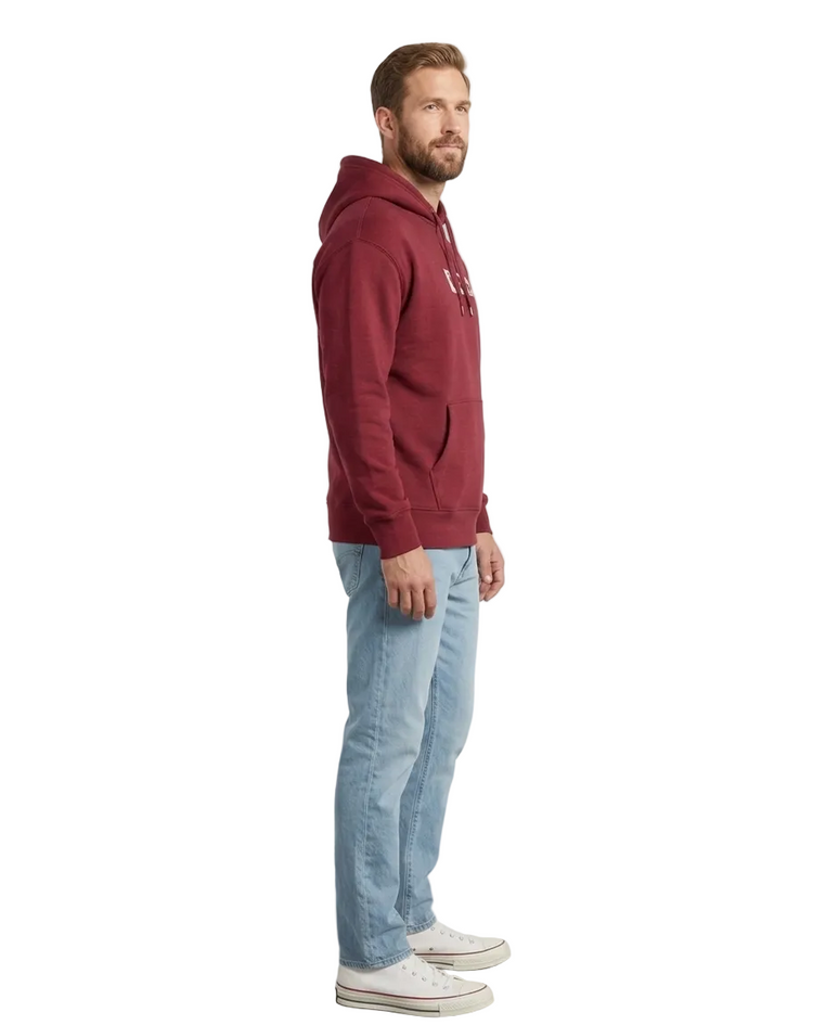 Levi`s Hoddie Rojo Con Capucha