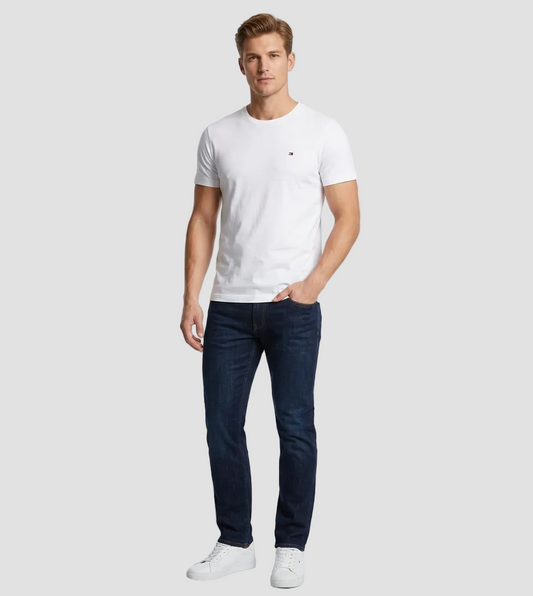 Tommy Hilfiger Camiseta Basica Hombre Blanca
