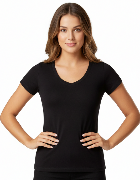 Rachel Roy Camiseta Mujer Negra