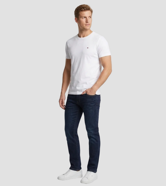 Tommy Hilfiger Camiseta Basica Hombre Blanca