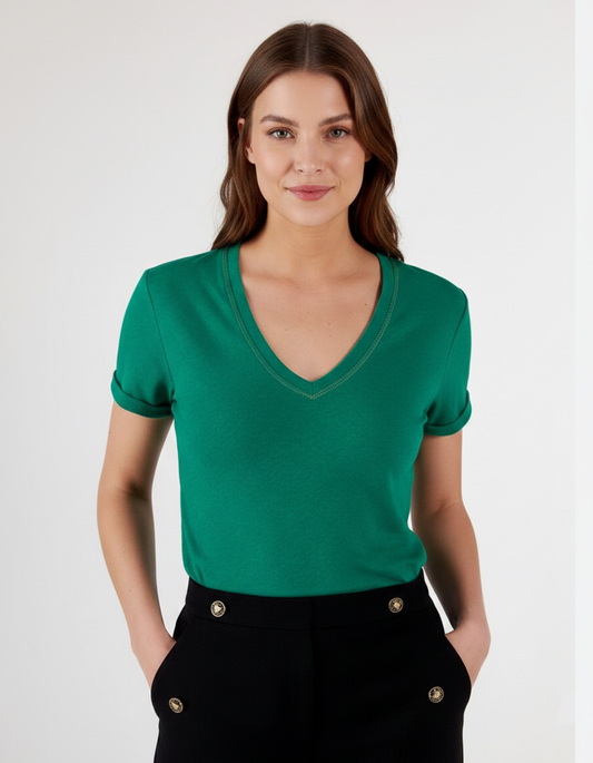 Rachel Roy Camiseta Mujer Verde