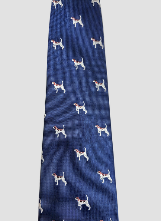 Tommy Hilfiger Corbata para niño Azul Marino Estampado de perros