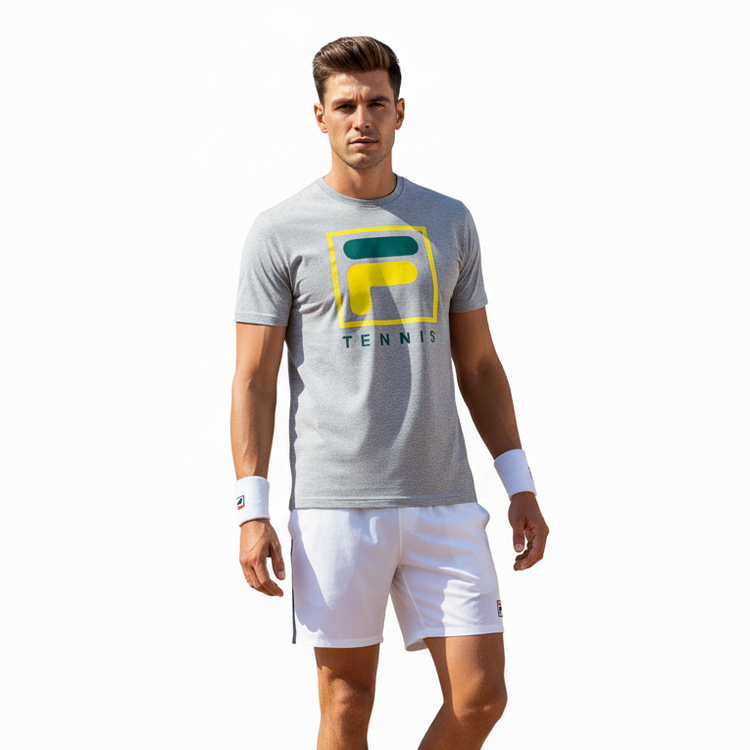 Fila Camiseta Hombre Gris