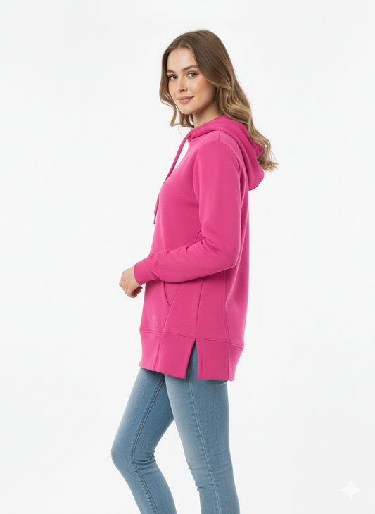 Adidas Hoodie Mujer Fucsia