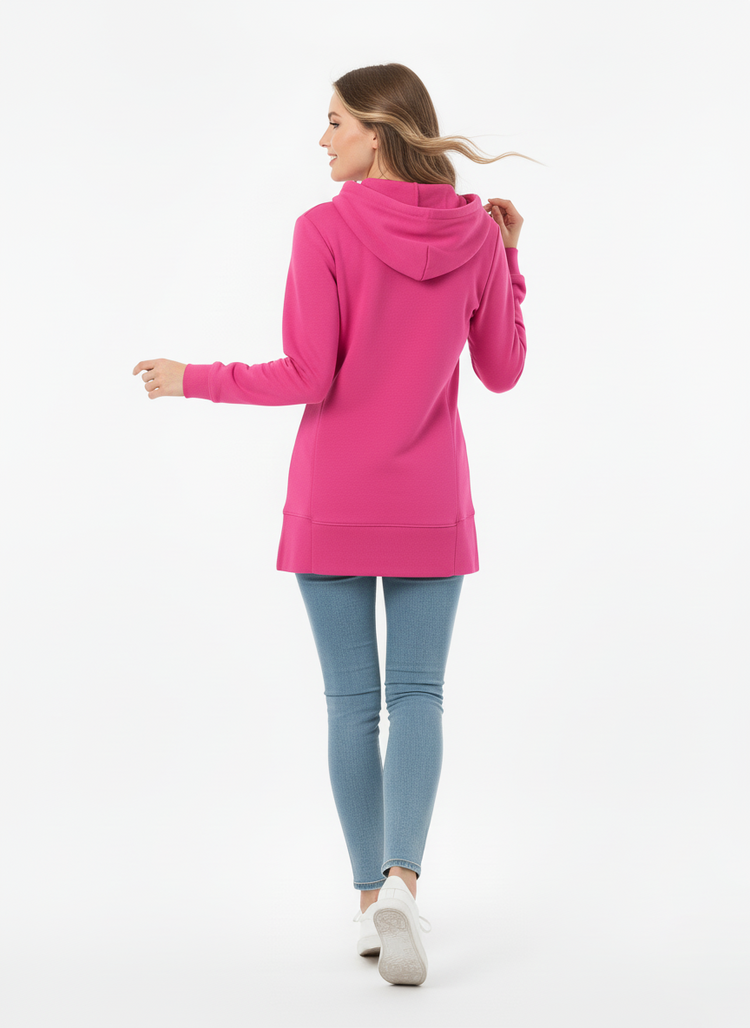 Adidas Hoodie Mujer Fucsia