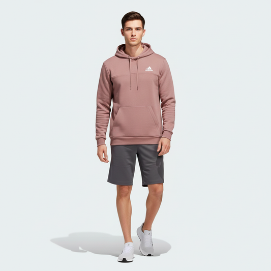 Adidas hoodie palo de rosa con capucha