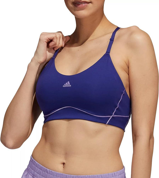 Adidas Bra Deportivo Índigo Frente 