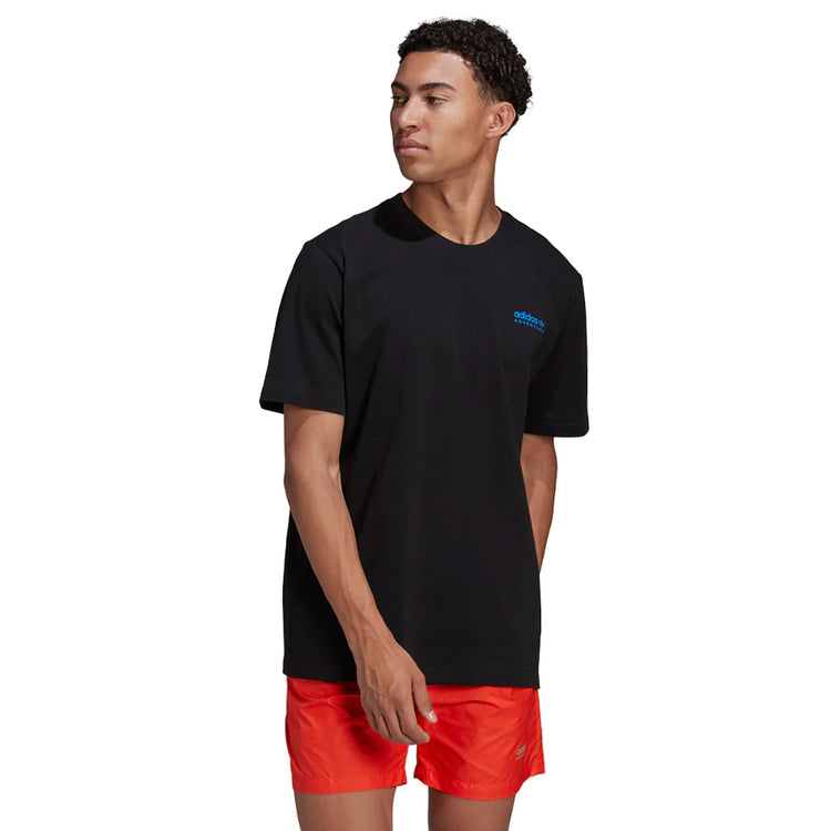 Adidas Camiseta Deportiva Hombre Negro Frente