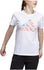 Adidas Camiseta Deportiva Mujer Blanco Frente