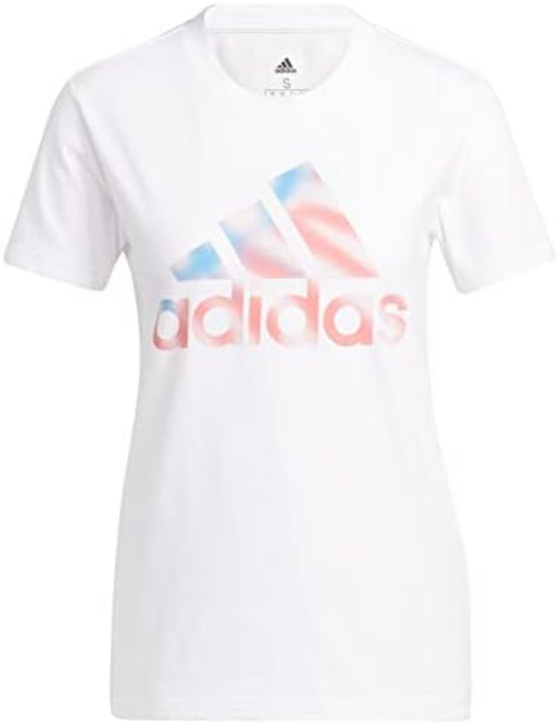 Adidas Camiseta Deportiva Mujer Blanco Frente