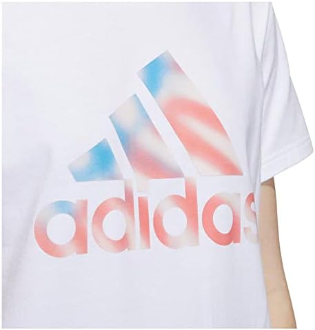 Adidas Camiseta Deportiva Mujer Blanco Frente