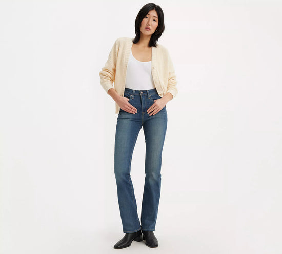 Levi’s 725 High-Rise Bootcut Mujer Azul Frente