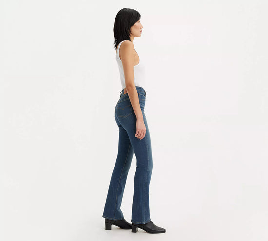 Levi’s 725 High-Rise Bootcut Mujer Azul Lado