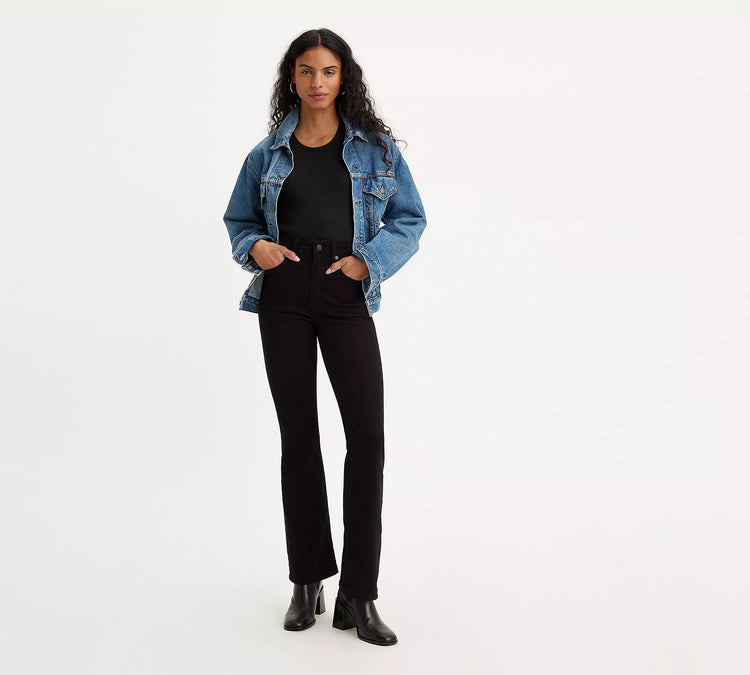 Levi’s 725 High-Rise Bootcut Mujer Negro Fente