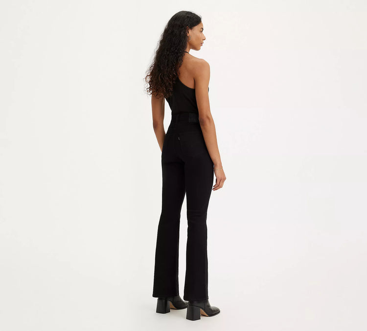 Levi’s 725 High-Rise Bootcut Mujer Negro Espalda