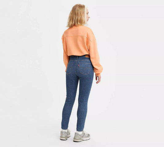 Levi’s 720 High-Rise Super Skinny Mujer Azul Espalda