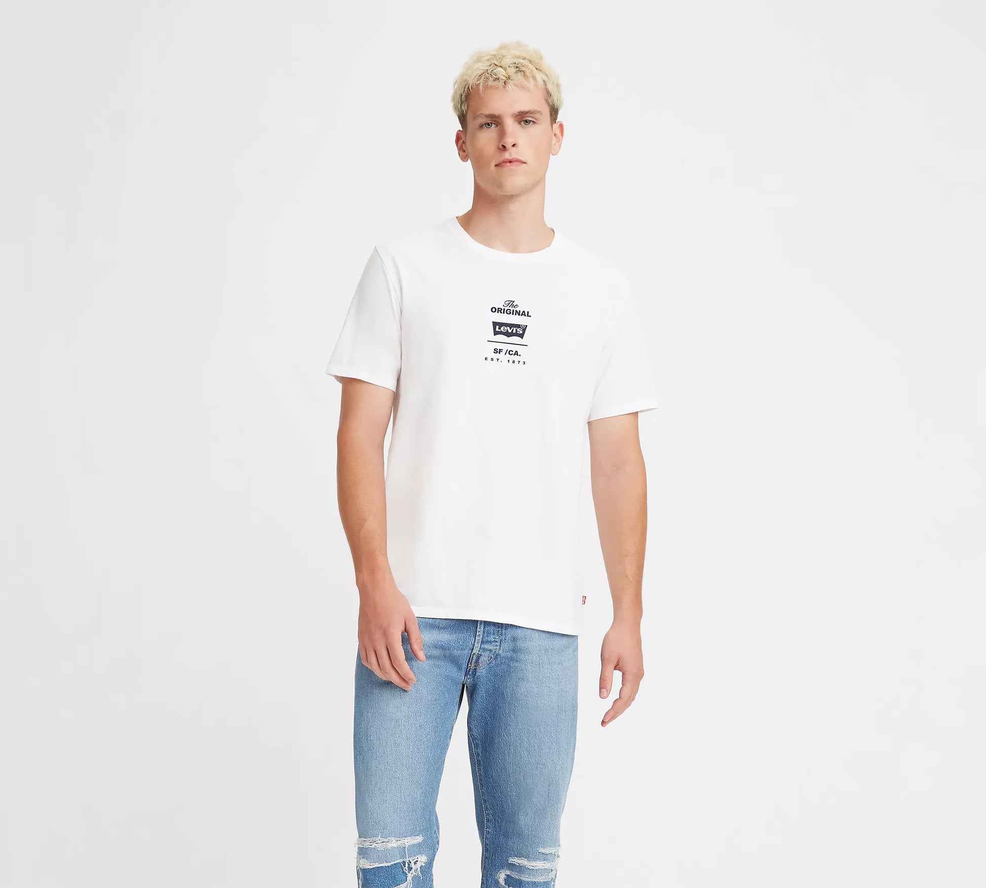 Levi’s Camiseta Hombre Blanco