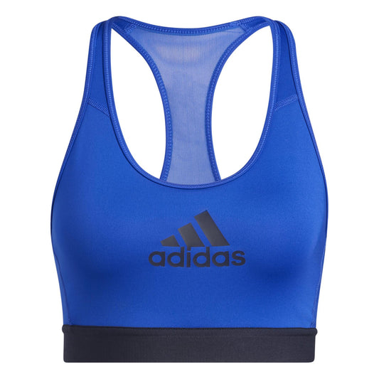 Adidas Bra Deportivo Azul Eléctrico Frente