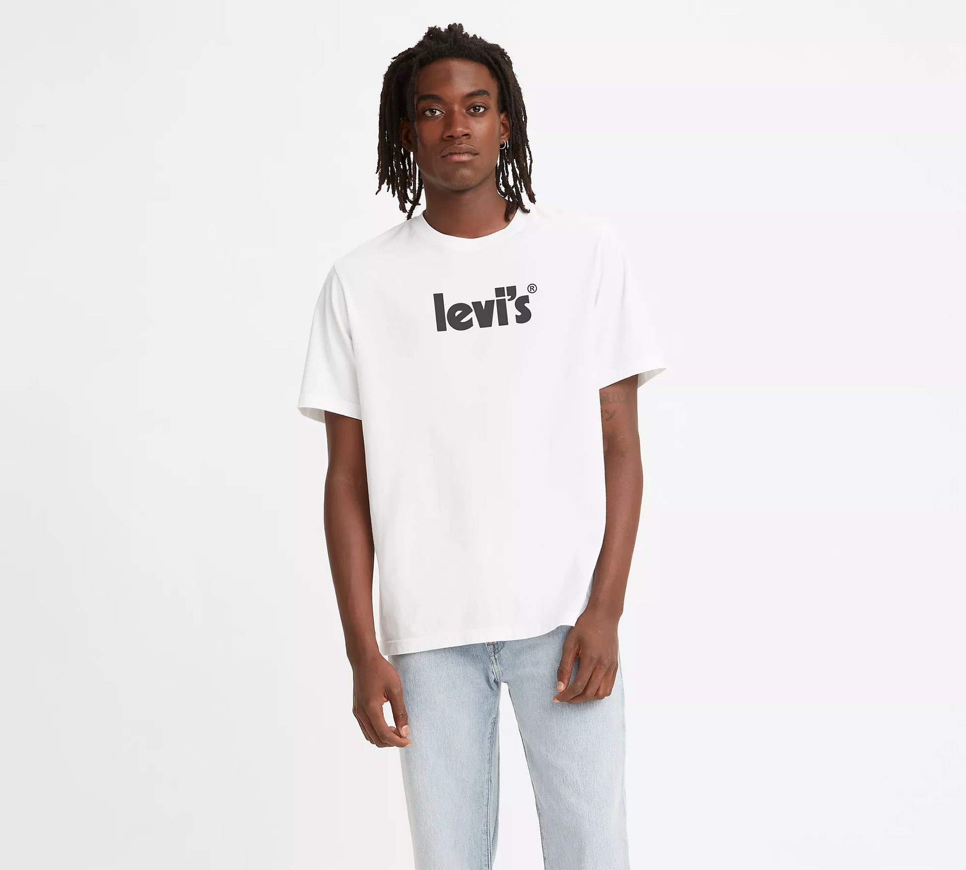 Levi’s Camiseta Hombre Blanco Frente