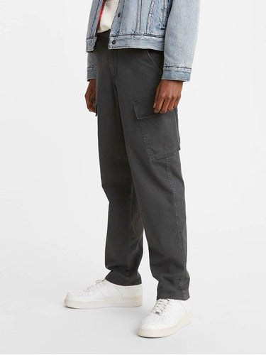 Levi's Cargo Taper Hombre Gris Frente