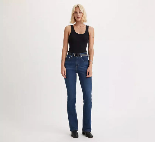 Levi's 725 High-Rise Bootcut Jeans Mujer Azul Ferente